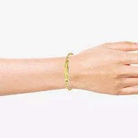 10K Gold 9 Inch Solid Casted Id Bracelet