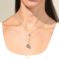 Womens Sterling Silver Y Necklace