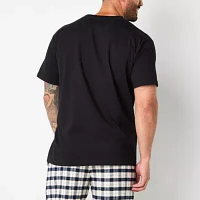 St. John's Bay Mens Short Sleeve Crew Neck Pajama Top