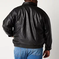 Victory Mens Big and Tall Leather Midweight Jacket