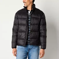 St. John's Bay Mens Adaptive Water Resistant Midweight Puffer Jacket