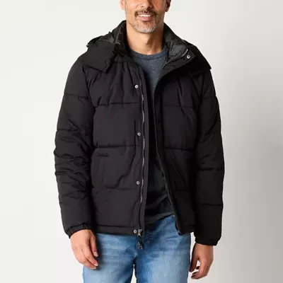 St. John's Bay Cold Weather Mens Lined Heavyweight Puffer Jacket