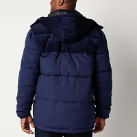 St. John's Bay Mens Big and Tall Lined Heavyweight Puffer Jacket