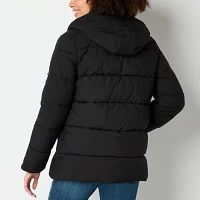 Maralyn And Me Hooded Heavyweight Womens Juniors Puffer Jacket