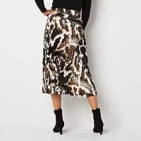 Worthington Womens Pleated Skirt