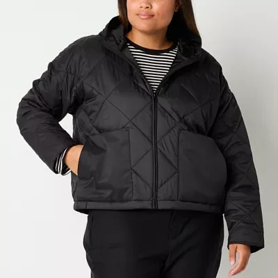 Stylus Heavyweight Womens Plus Cropped Jacket