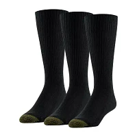 Gold Toe Fluffies 3 Pair Crew Socks Mens