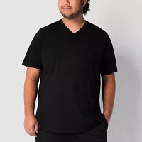 Stylus Big and Tall Mens V Neck Short Sleeve T-Shirt