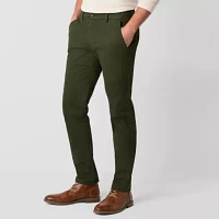 St. John's Bay Stretch Chino Mens Slim Fit Flat Front Pant