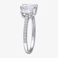 Womens 1 3/4 CT. T.W. Lab Created White Moissanite 10K Gold Engagement Ring