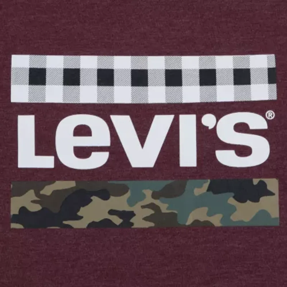 Levi's Big Boys Crew Neck Short Sleeve Graphic T-Shirt