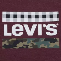 Levi's Big Boys Crew Neck Short Sleeve Graphic T-Shirt