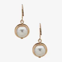 Worthington Simulated Pearl Drop Earrings