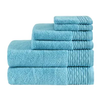 Madison Park Aer Jacquard 6-pc. Bath Towel Set