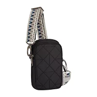 Travelon Boho Anti-Theft 2 Compartment Phone Crossbody