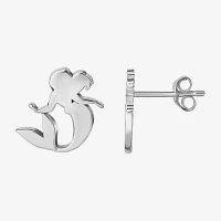 Disney Ariel Sterling Silver Stud Earrings