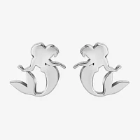 Disney Ariel Sterling Silver Stud Earrings