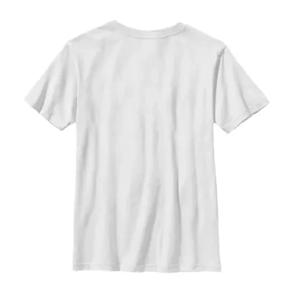 Disney Collection Little & Big Boys Crew Neck Short Sleeve Graphic T-Shirt