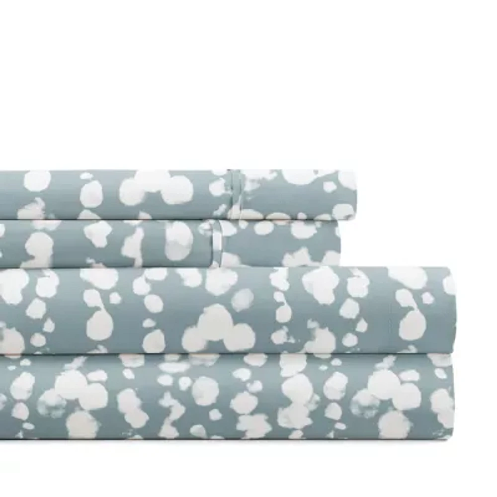 Casual Comfort Cloud Burst Patterned Sheet Set