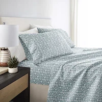 Casual Comfort Cloud Burst Patterned Sheet Set