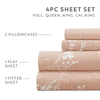 Casual Comfort Distressed Willow Patterned Sheet Set