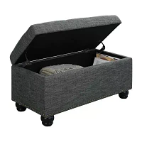 7th Avenue Storage Ottoman