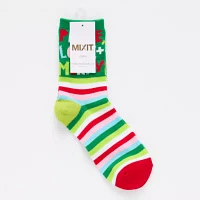 Mixit Holiday Crew Socks Womens