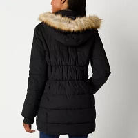 St. John's Bay Womens Heavyweight Puffer Jacket