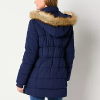 St. John's Bay Womens Heavyweight Puffer Jacket