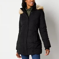 St. John's Bay Womens Heavyweight Puffer Jacket