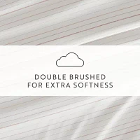 Casual Comfort Soft Stitch Stripe Patterned Sheet Set