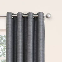 Eclipse Bryson Blackout Grommet Top Single Patio Door Curtain