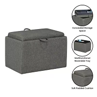 Design2Comfort Storage Ottoman