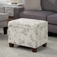 Madisson Cushioned Storage Ottoman