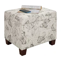 Madisson Cushioned Storage Ottoman