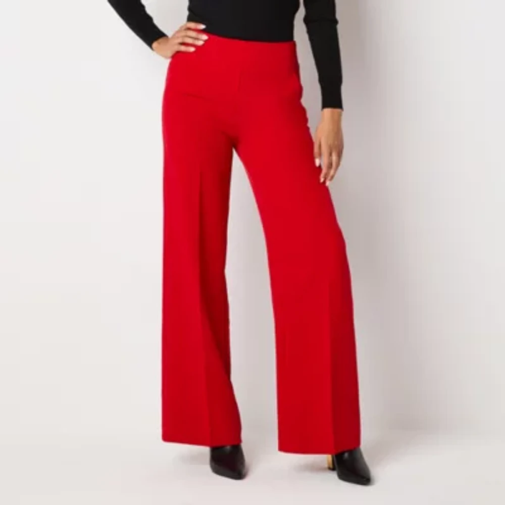 Worthington Womens Wide Leg Pant