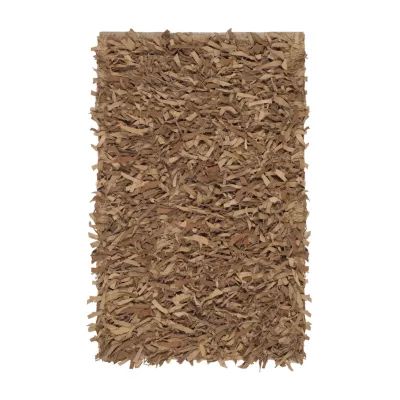 Safavieh Leather Shag Collection Akilah Solid Area Rug