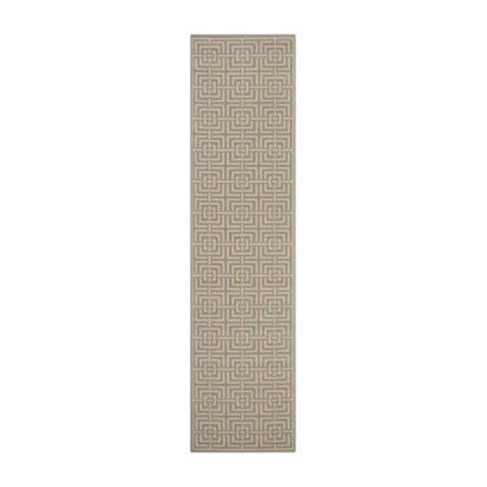 Safavieh Linden Collection Neal Geometric Runner Rug