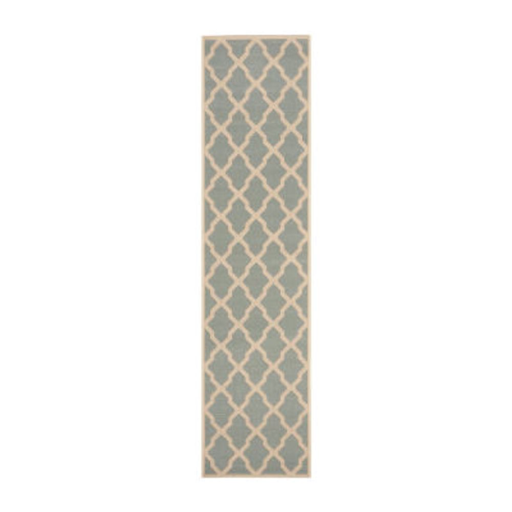 Safavieh Linden Collection Neasa Geometric RunnerRug