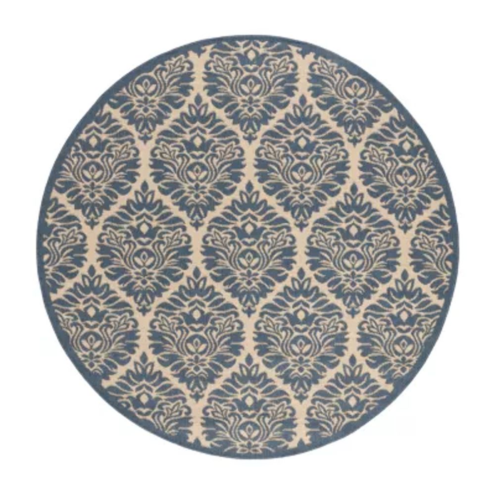 Safavieh Linden Collection Nikola Geometric RoundArea Rug