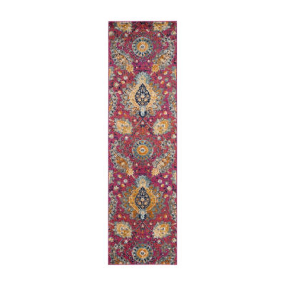 Safavieh Madison Collection Baldric Floral Runner Rug