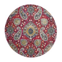 Safavieh Madison Collection Baldric Floral Round Area Rug
