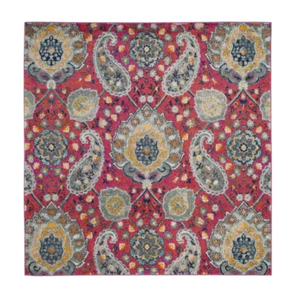 Safavieh Madison Collection Baldric Floral Square Area Rug