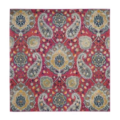 Safavieh Madison Collection Baldric Floral Square Area Rug