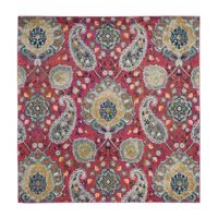 Safavieh Madison Collection Baldric Floral Square Area Rug