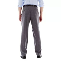 Stafford® Executive Super 100 Wool Flat-Front Suit Pants - Classic