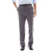 Stafford® Executive Super 100 Wool Flat-Front Suit Pants - Classic