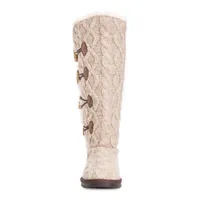 Muk Luks Womens Felicity Pull-on Slouch Boots