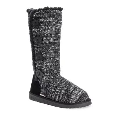 Muk Luks Womens Liza Pull-on Slouch Boots