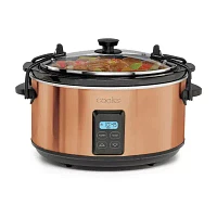 Cooks 5 Quart Programmable Latch and Travel Slow Cooker